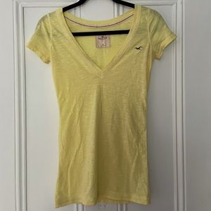 XS Hollister deep v t shirt